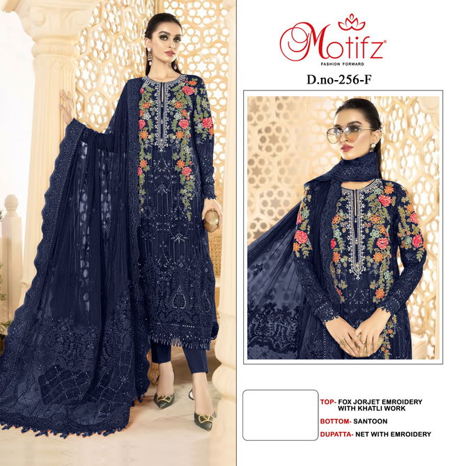 Motifz 256 EFGH Heavy Festive Wear Wholesale Pakistani Salwar Suits Catalog